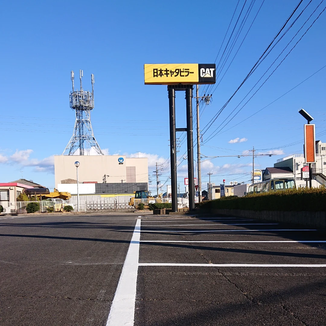 駐車場 区画線施工